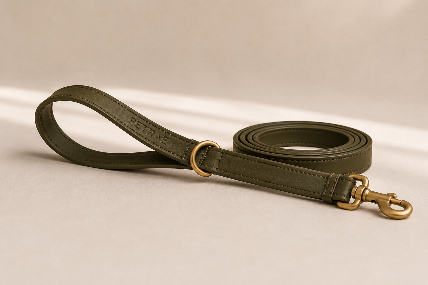 PETRAE Signature Leash — Olive Green